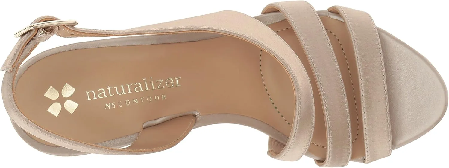 Naturalizer Women's Taimi Strappy Mid Heel Slingback Dress Sandal
