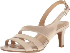 Naturalizer Women's Taimi Strappy Mid Heel Slingback Dress Sandal
