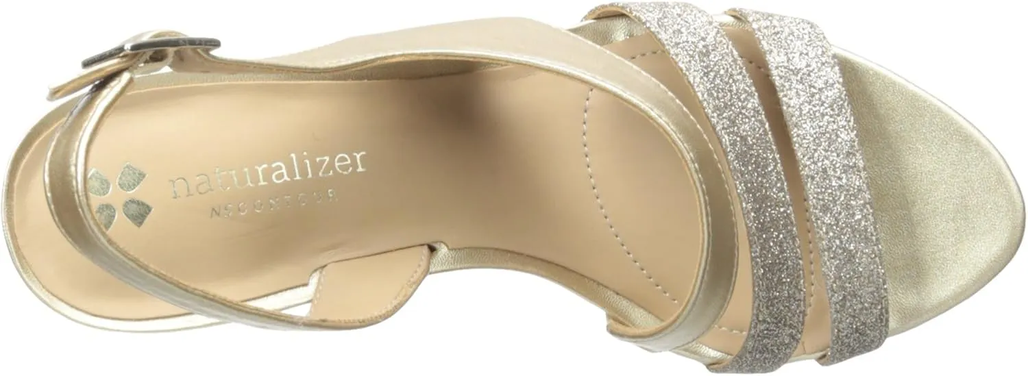 Naturalizer Women's Taimi Strappy Mid Heel Slingback Dress Sandal