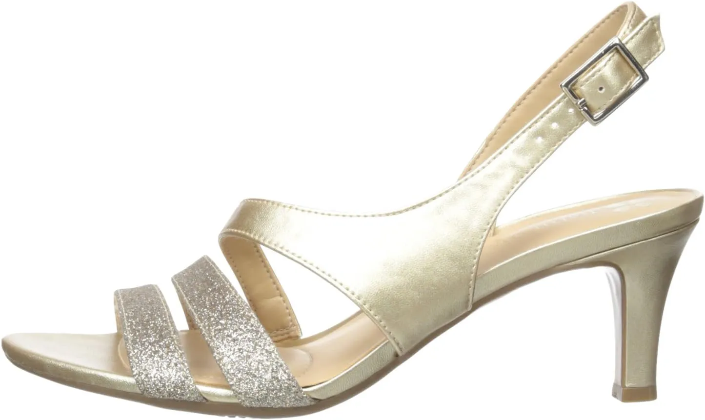 Naturalizer Women's Taimi Strappy Mid Heel Slingback Dress Sandal