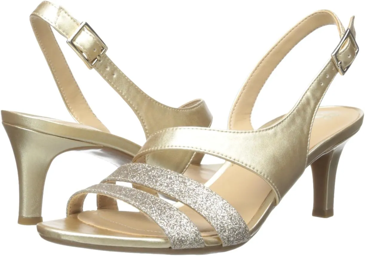 Naturalizer Women's Taimi Strappy Mid Heel Slingback Dress Sandal