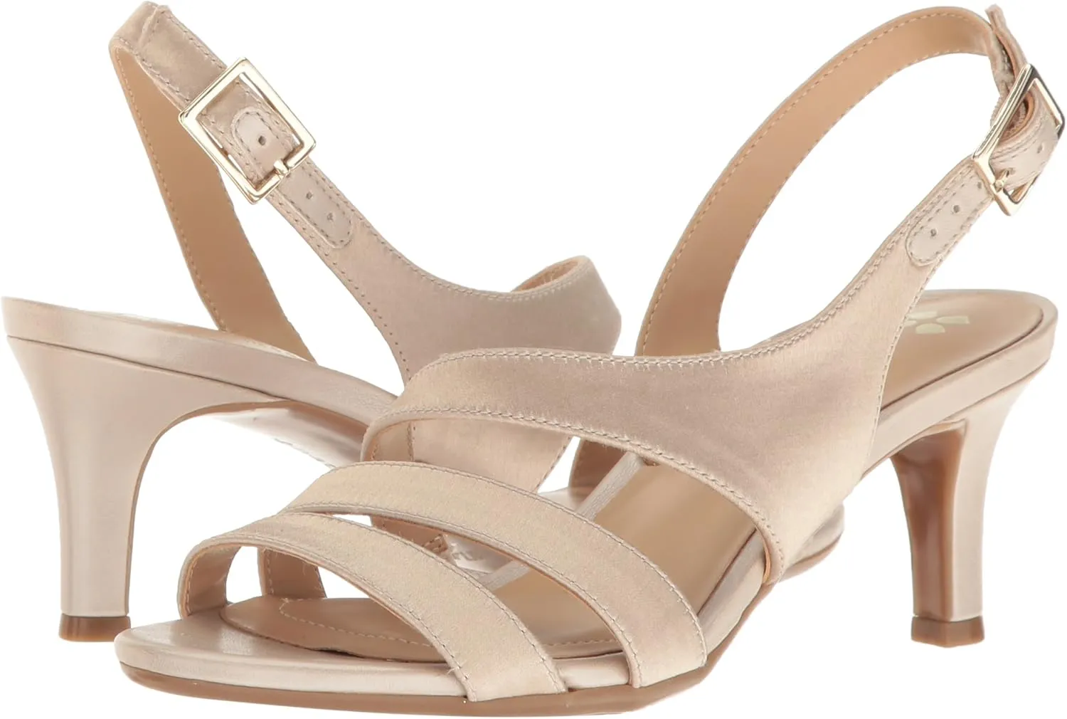 Naturalizer Women's Taimi Strappy Mid Heel Slingback Dress Sandal