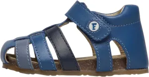 Naturino Boy's Falcotto Alby (Toddller) Sandal, Azure/Navy/Celeste, 6 Toddler