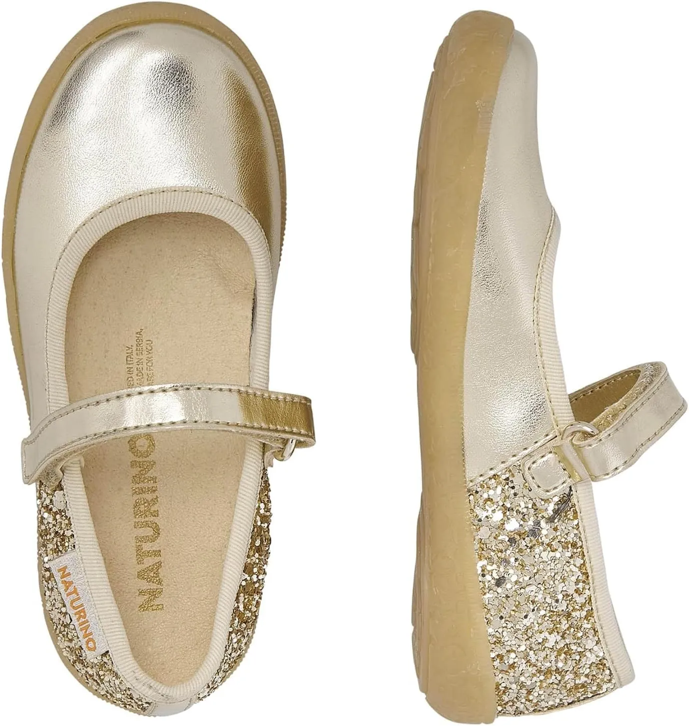 Naturino Girl's Frollik (Toddler/Little Big Kid) Mary Jane Flat