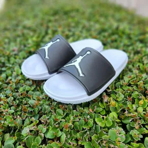 Nike Air Jordan Jumpman White Black FQ1598-010 Slide Sandal Slippers