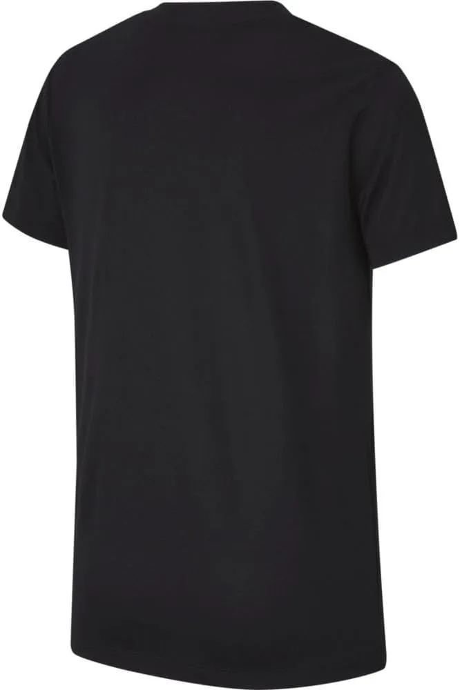 Nike Girls Dry Legend Swoosh V-Neck Tee (Little Kids/Big Kids)