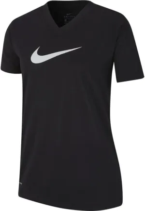 Nike Girls Dry Legend Swoosh V-Neck Tee (Little Kids/Big Kids)