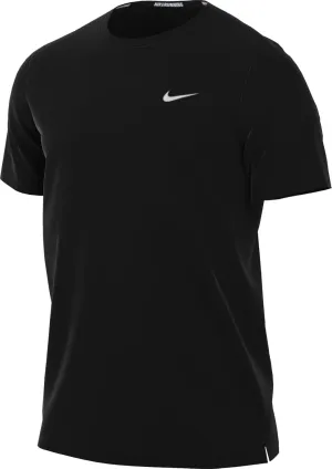 Nike Men's Miler Dri-fit Uv Short-Sleeve Running Top