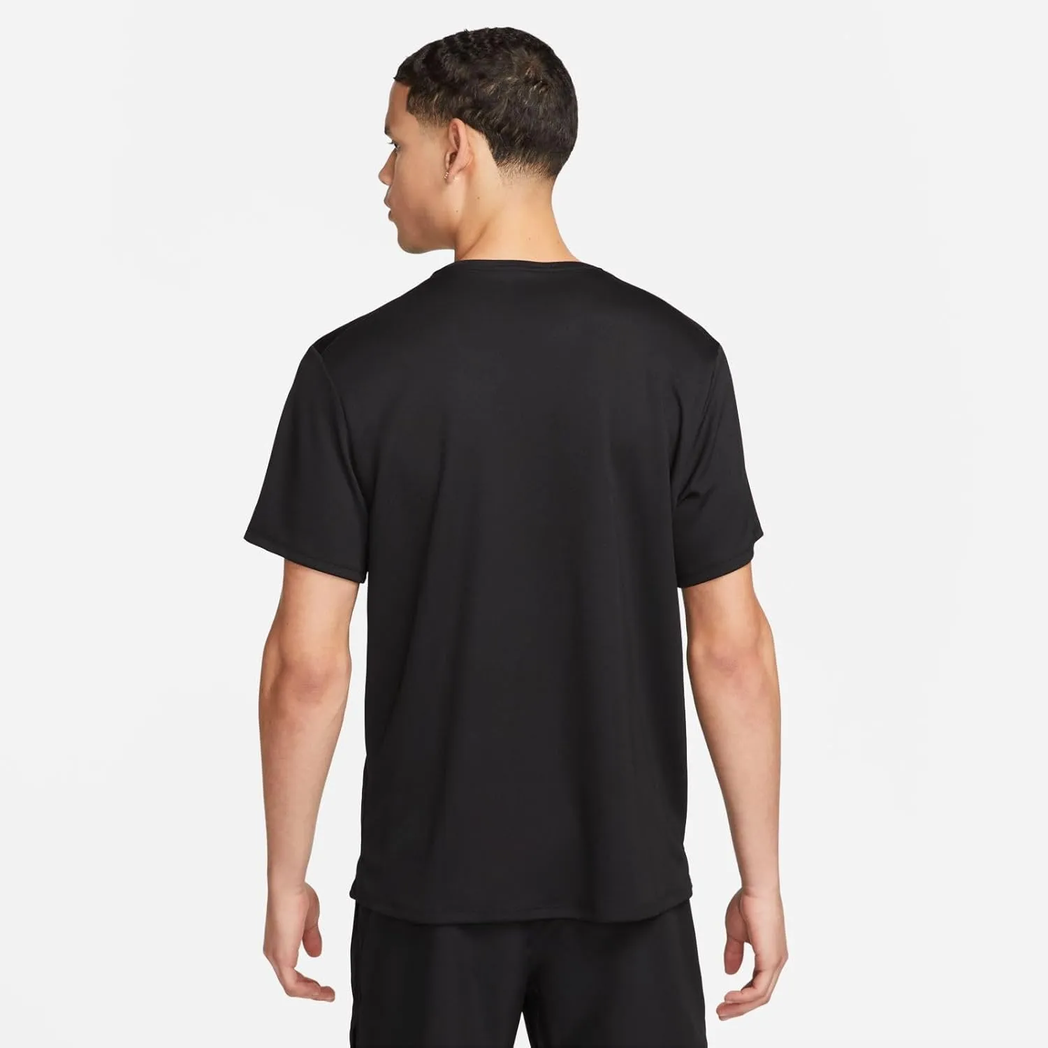Nike Men's Miler Dri-fit Uv Short-Sleeve Running Top