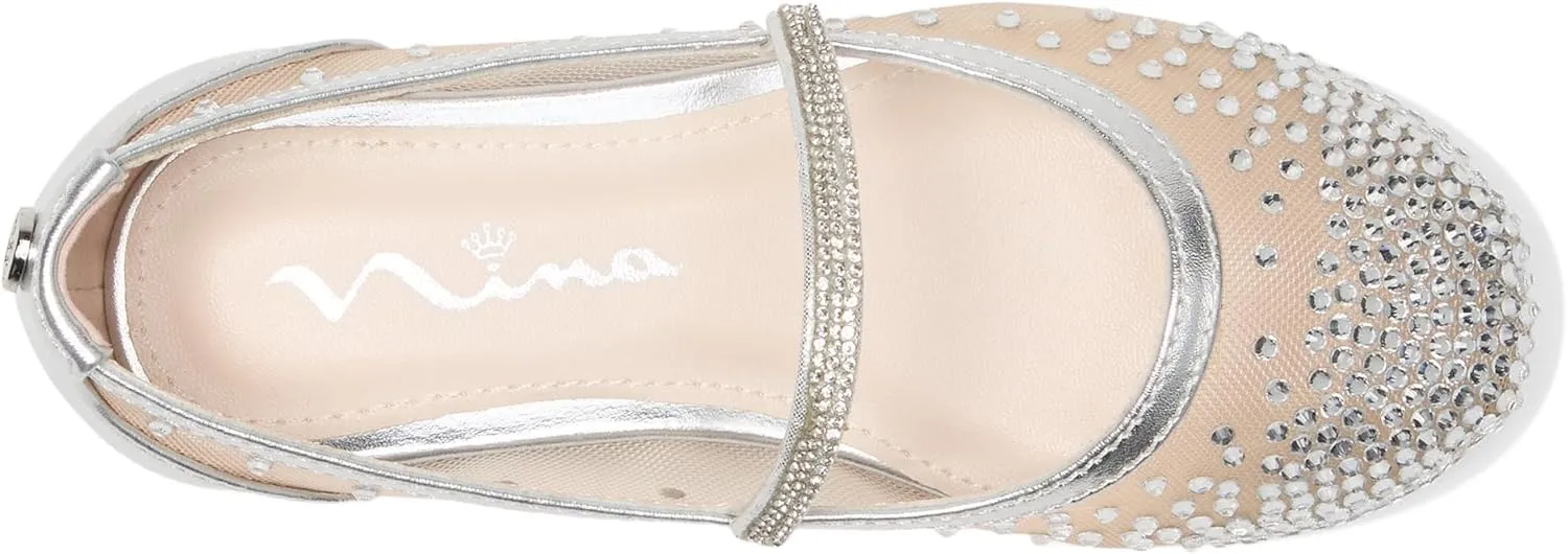 NINA Girl's Kira (Toddler/Little Big Kid) Ballet Flat