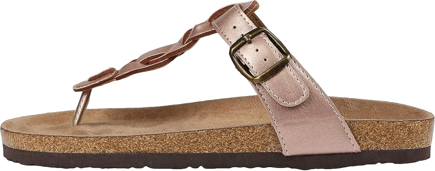 Northside Women's Dina Open Toe Cork Sandal Slide