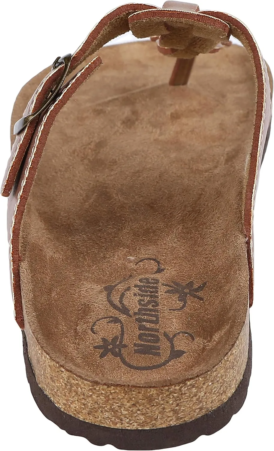Northside Women's Dina Open Toe Cork Sandal Slide