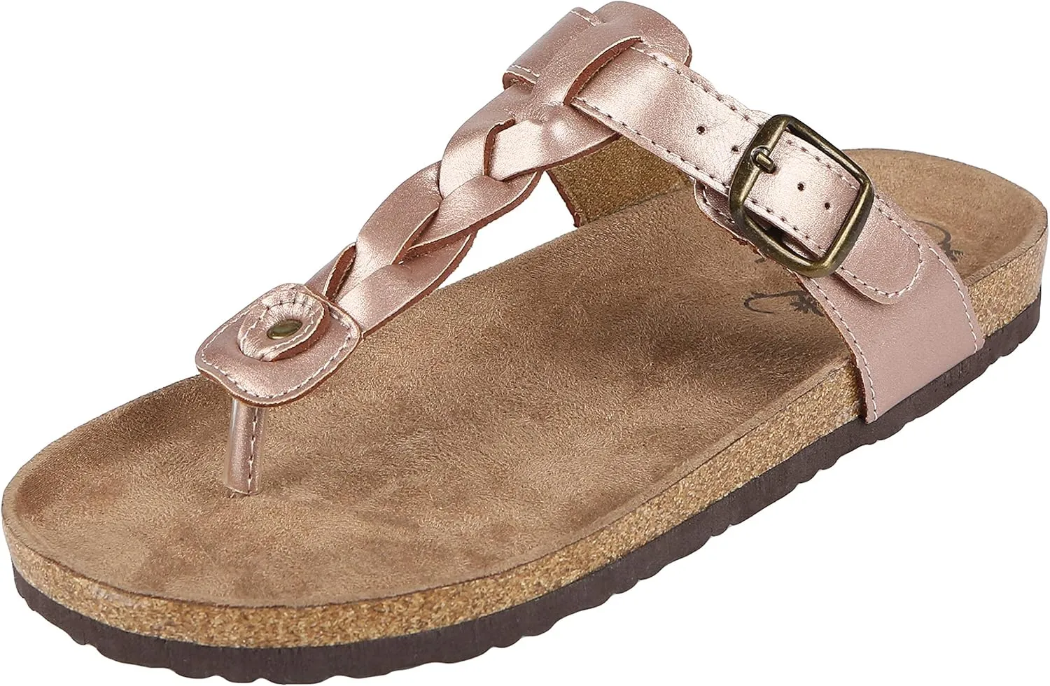 Northside Women's Dina Open Toe Cork Sandal Slide