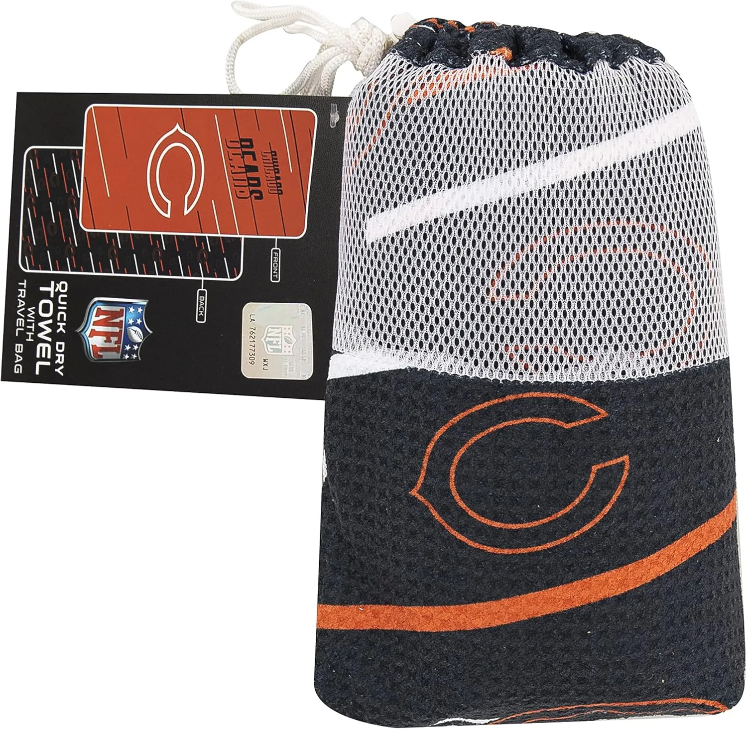 NORTHWEST NFL Unisex-Adult Beach Towel & Mesh Bag Set