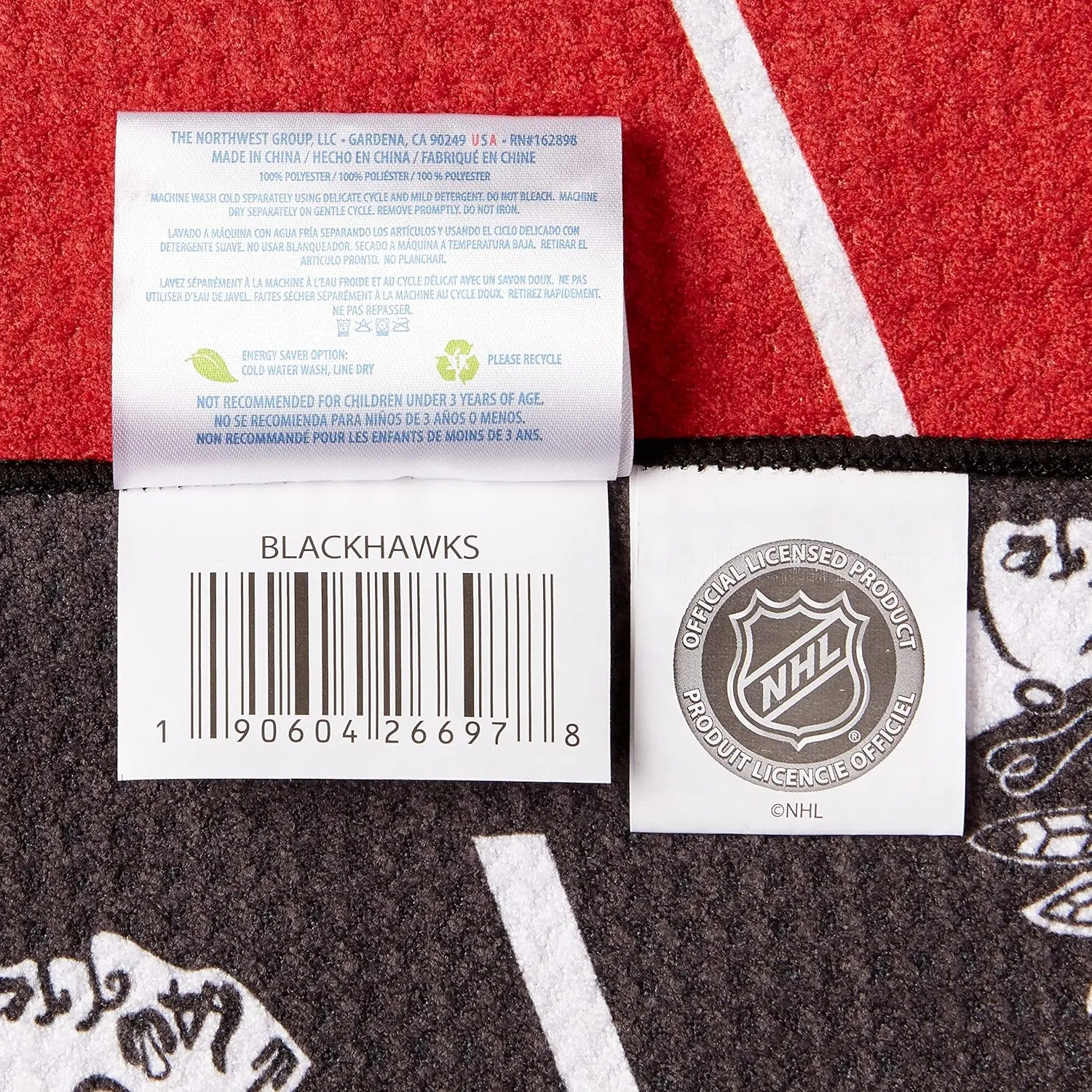 NORTHWEST NHL Unisex-Adult Beach Towel & Mesh Bag Set