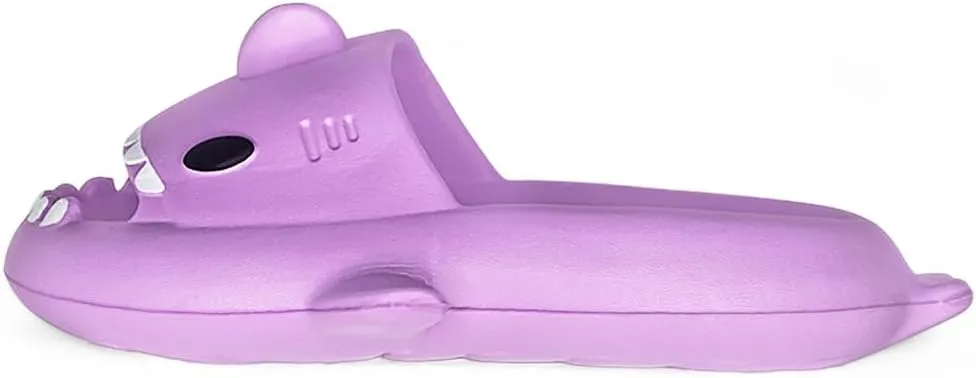 NORTY Boys Girls Unisex Toddler to Big Kid Lightweight Novelty Shark Slide Slipper