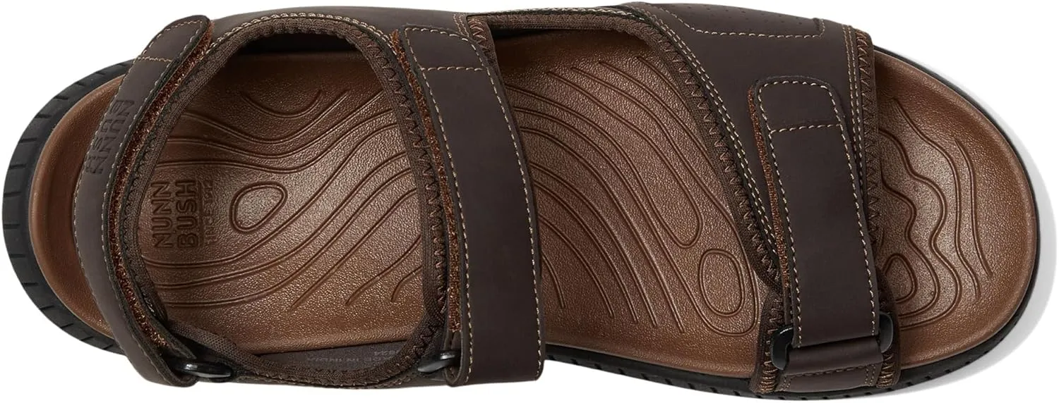 Nunn Bush Men's Laguna 3 Strap River Sandal Lightweight Adjustable and Comfortable Sport