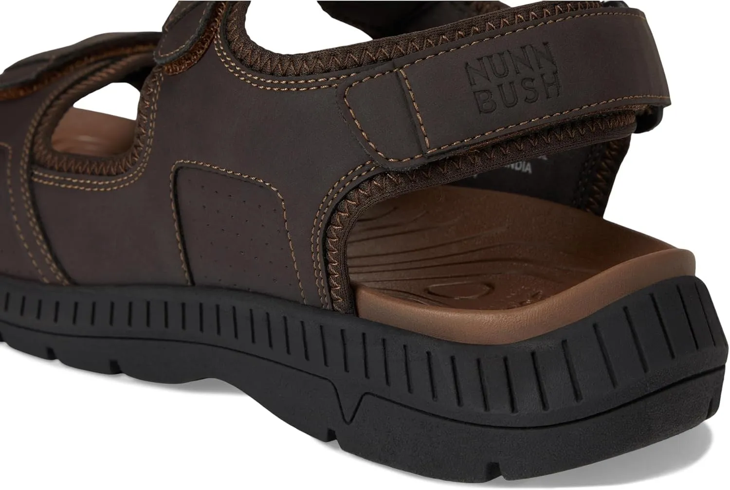 Nunn Bush Men's Laguna 3 Strap River Sandal Lightweight Adjustable and Comfortable Sport