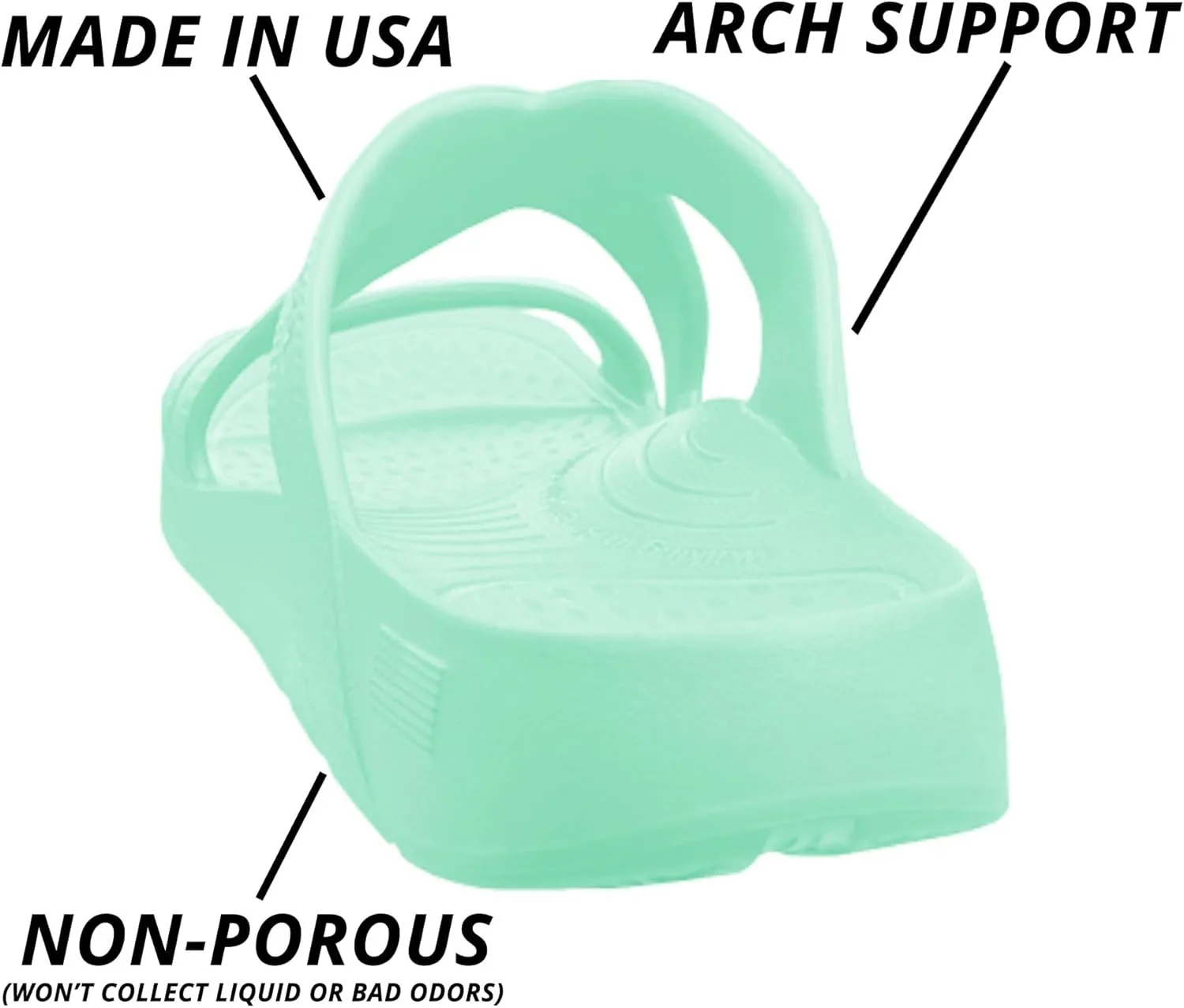 NUUSOL Women Hailey Slide, Lightweight EVASOL Foam Footwear