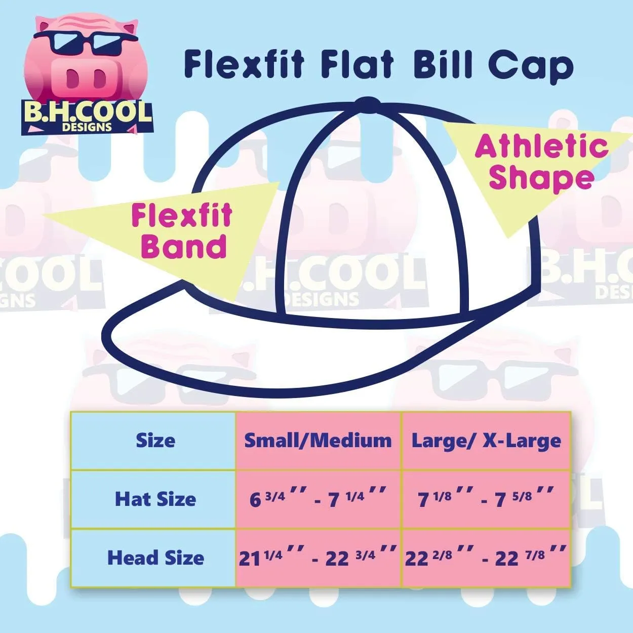 of Course I'm Right! I'm A Roundtree! - Flexfit 6210 Structured Flat Bill Fitted Hat | Baseball Cap for Men and Women