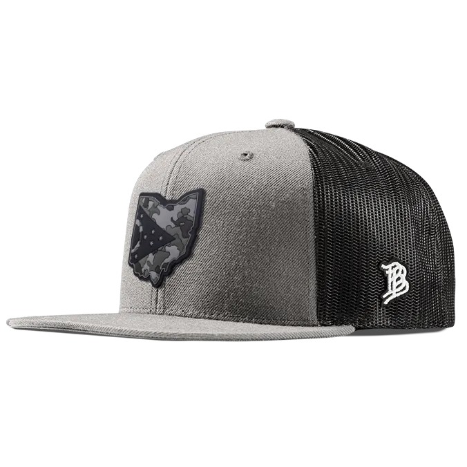 Ohio Camo Flat Trucker