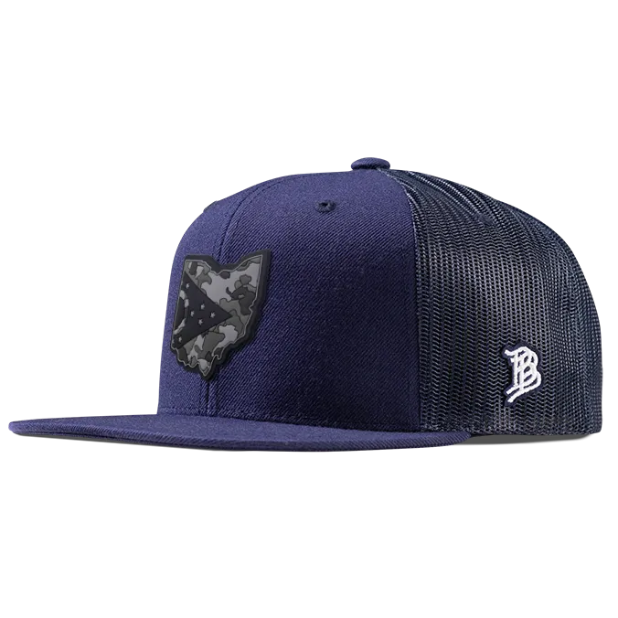 Ohio Camo Flat Trucker