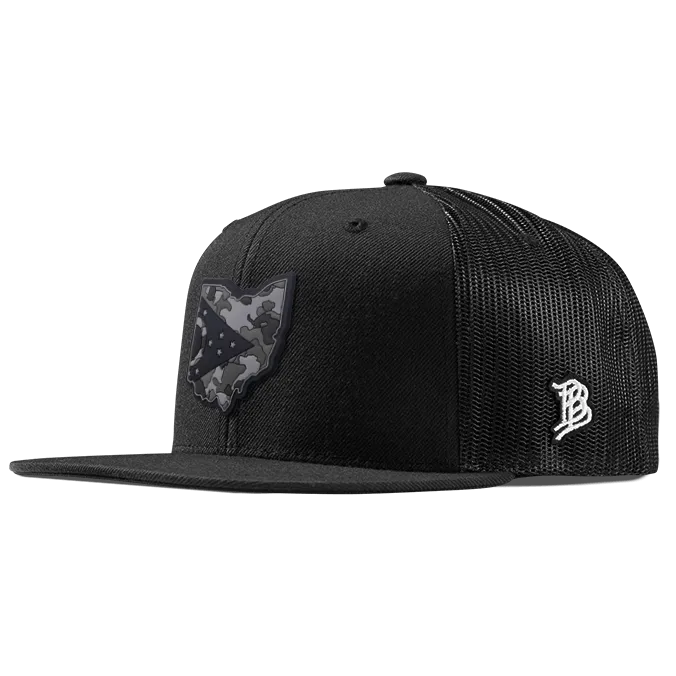 Ohio Camo Flat Trucker