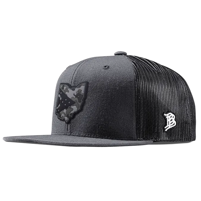 Ohio Camo Flat Trucker
