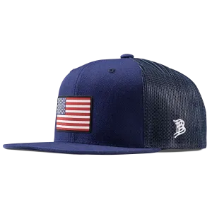 Old Glory PVC Flat Trucker