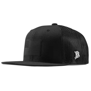 Old Glory Stealth Flat Trucker