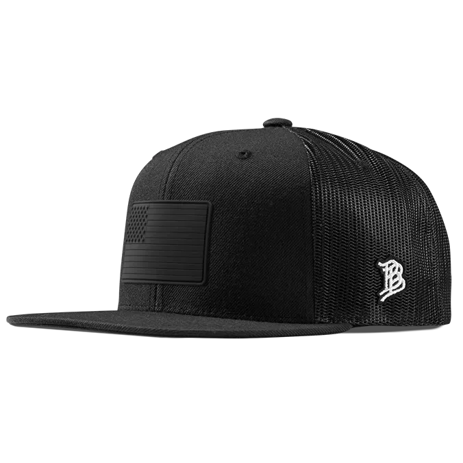Old Glory Stealth Flat Trucker