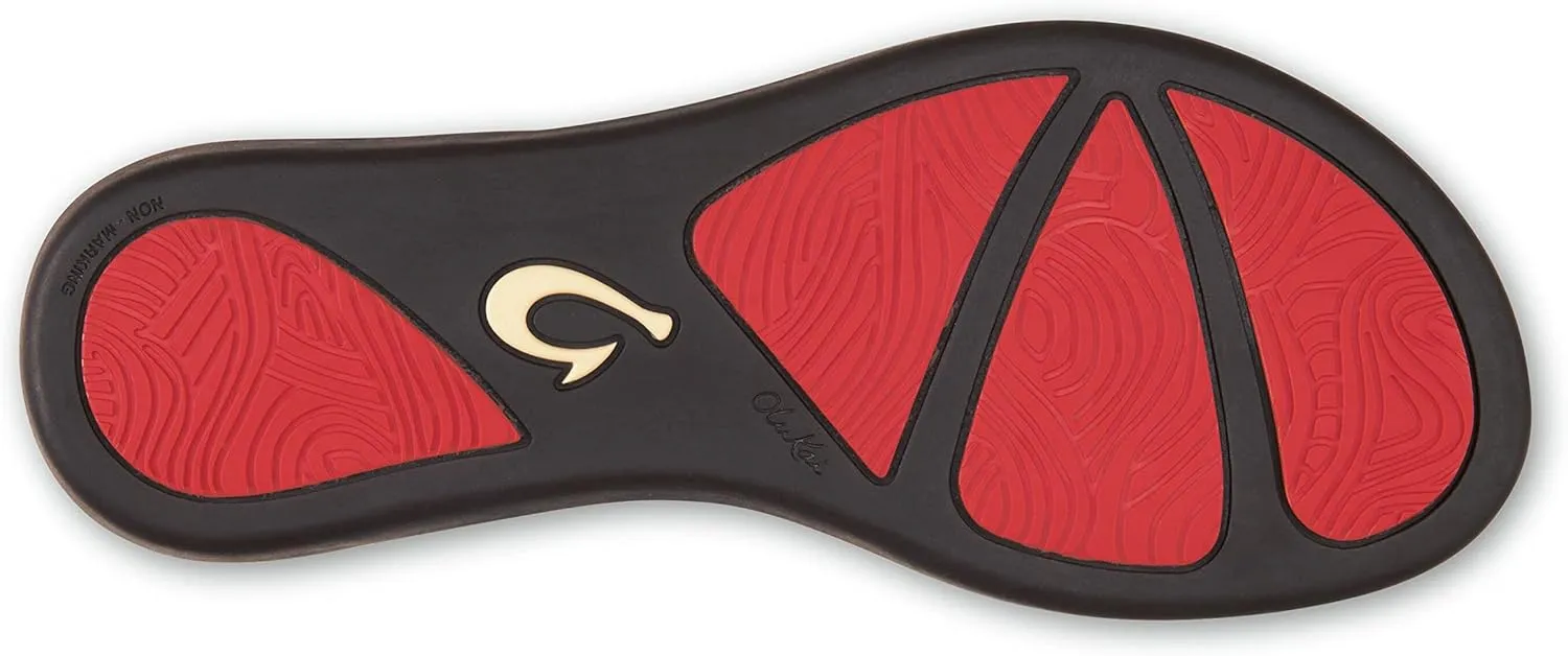 OLUKAI Ho'opio Women's Beach Sandals, Quick-Dry Flip-Flop Slides, Clean & Minimal Aesthetic, Water Resistant & Enhanced Traction, All-Day Comfort