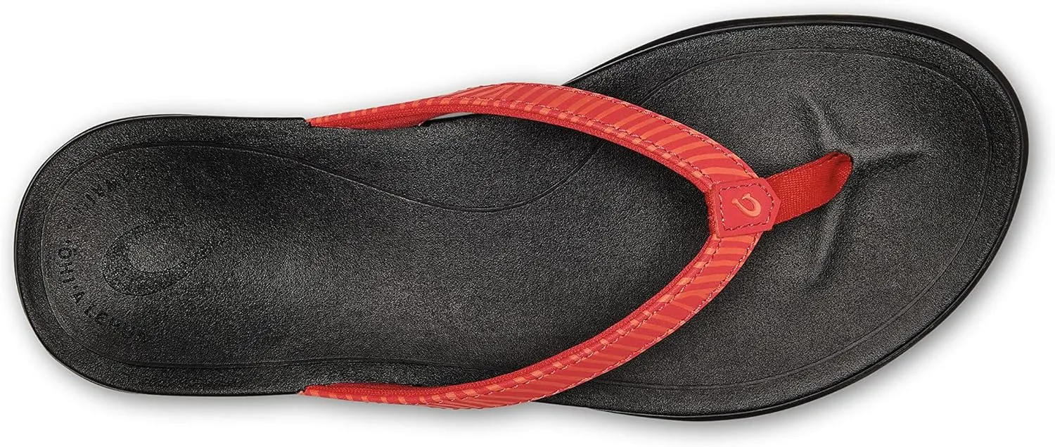 OLUKAI Ho'opio Women's Beach Sandals, Quick-Dry Flip-Flop Slides, Clean & Minimal Aesthetic, Water Resistant & Enhanced Traction, All-Day Comfort