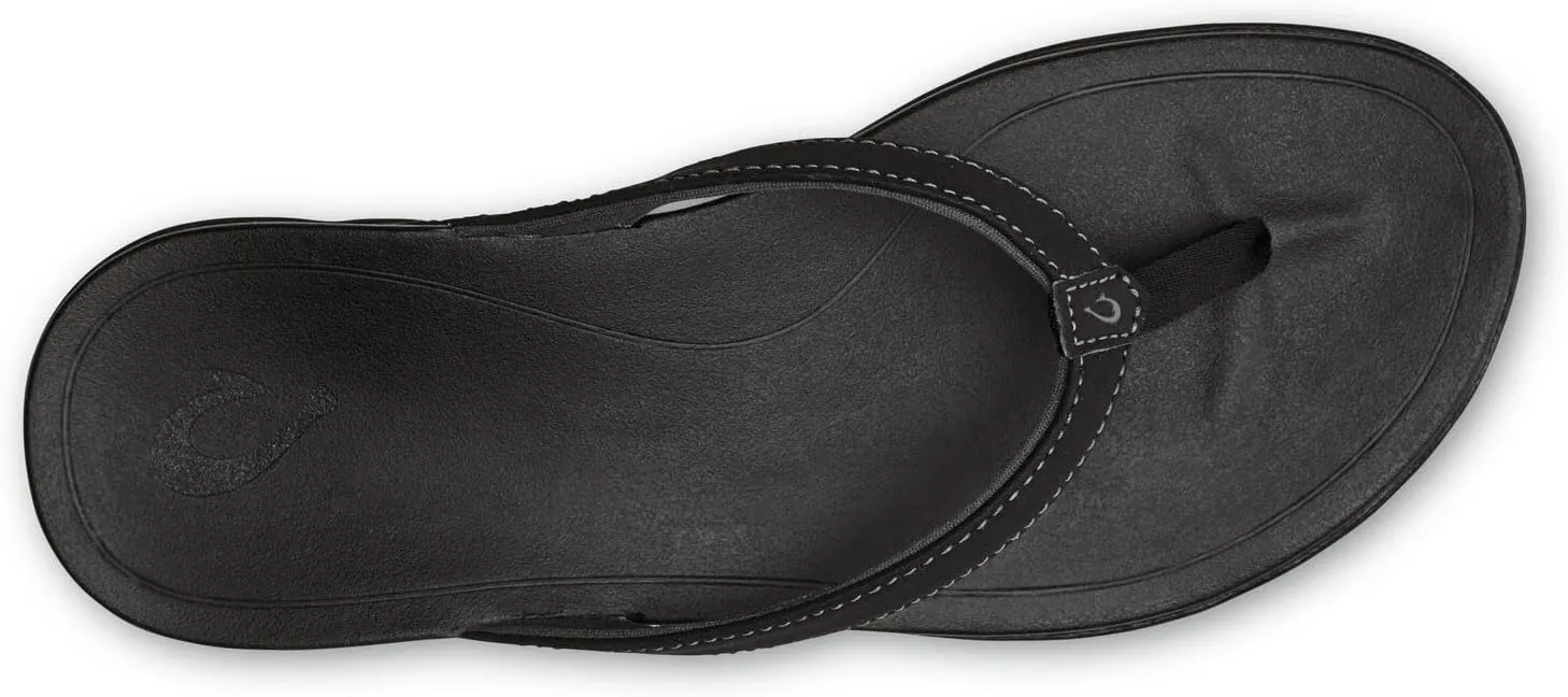 OLUKAI Ho'opio Women's Beach Sandals, Quick-Dry Flip-Flop Slides, Clean & Minimal Aesthetic, Water Resistant & Enhanced Traction, All-Day Comfort