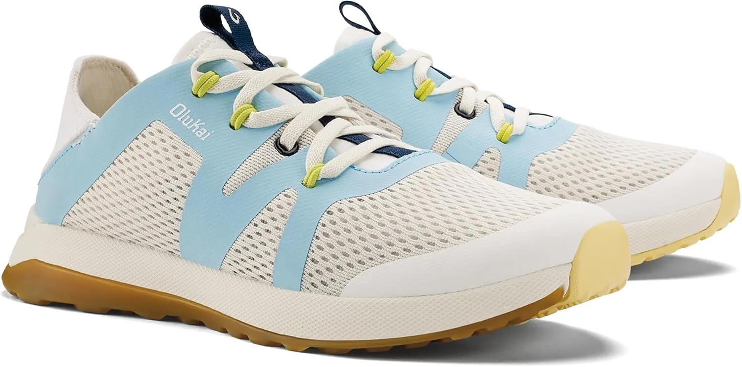OLUKAI Huia Women's Athletic Sneakers, Lightweight & Breathable Mesh, Comfort Fit & Wet Grip Rubber Soles, Durable & Supportive