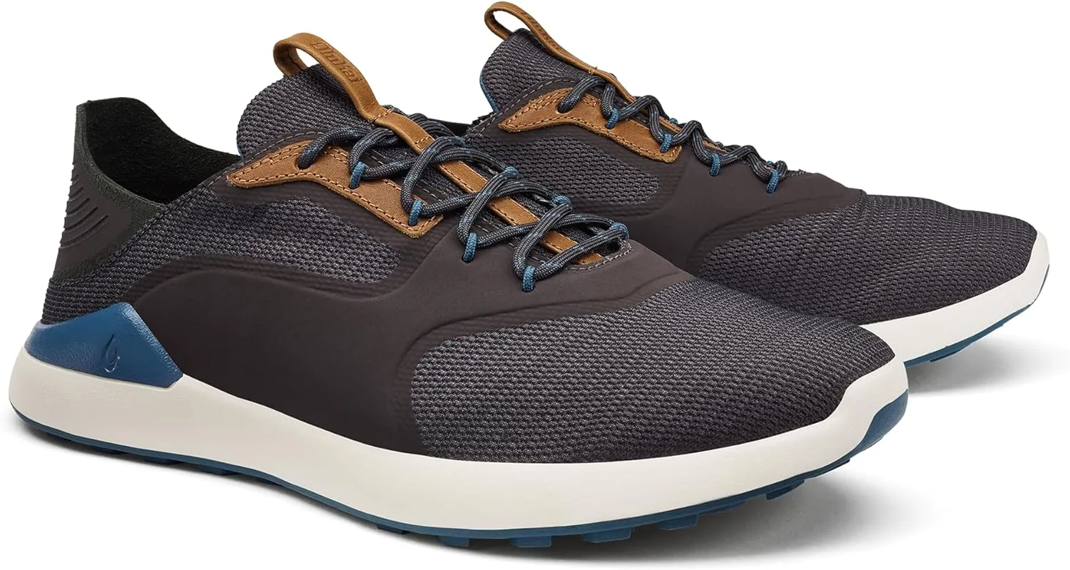 OLUKAI Ka'anapali Men's Golf Shoes, Spikeless Golf Shoes, Water & Stain-Resistant Mesh, Lightweight & Contoured Footbed, All-Day Comfort