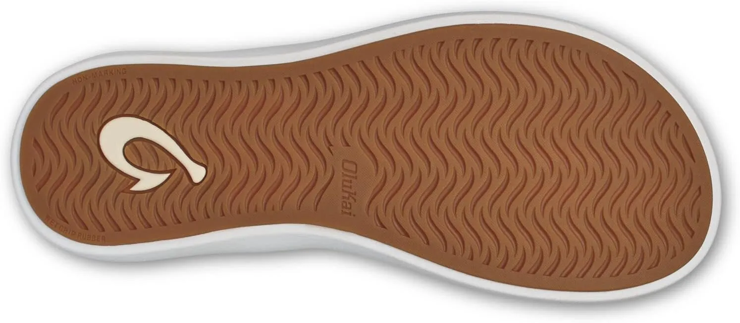 OLUKAI Kapehe Women's Beach Sandal, Quick-Dry Flip-Flop Slides, Water Resistant & Modern Low Profile Design, All-Day Comfort Fit & Wet Grip Soles