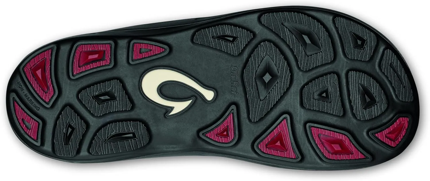 OLUKAI Kipi Men's Beach Sandals, Water Resistant Flip Flops, Quick Dry Material & Arch Support, All-Day Comfort