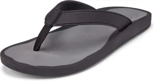 OLUKAI Koko'o Men's Beach Sandals, Quick-Dry Flip-Flop Slides, Water Resistant & Lightweight, Compression Molded Footbed & Ultra-Soft Comfort Fit