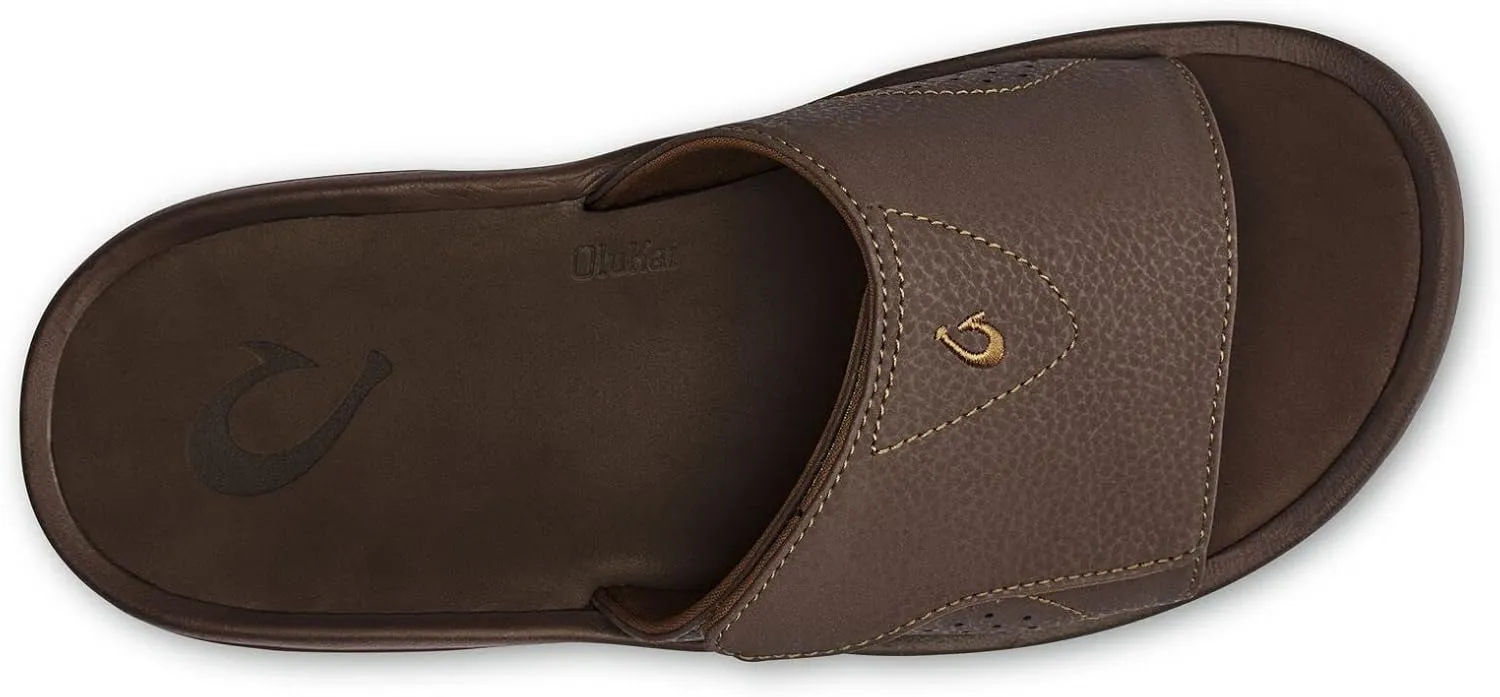 OLUKAI Nalu Slide Men's Versatile Slide Sandals, Water-Friendly & Adjustable Straps, Lightweight & Durable, All-Day Comfort & Support