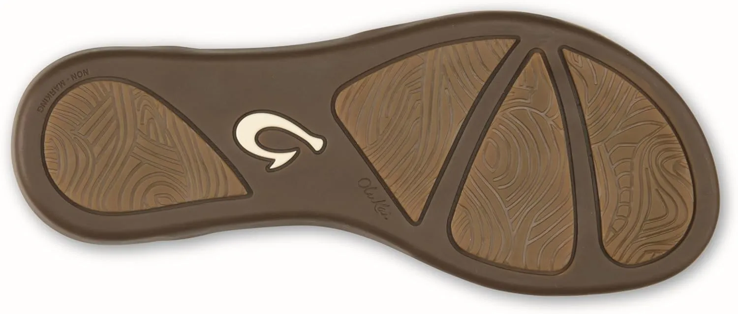 OLUKAI Upena Women's Beach Sandals, Quick-Dry Flip-Flop Slides, Water Resistant & Modern Low Profile Design, All-Day Comfort Fit & Wet Grip Soles