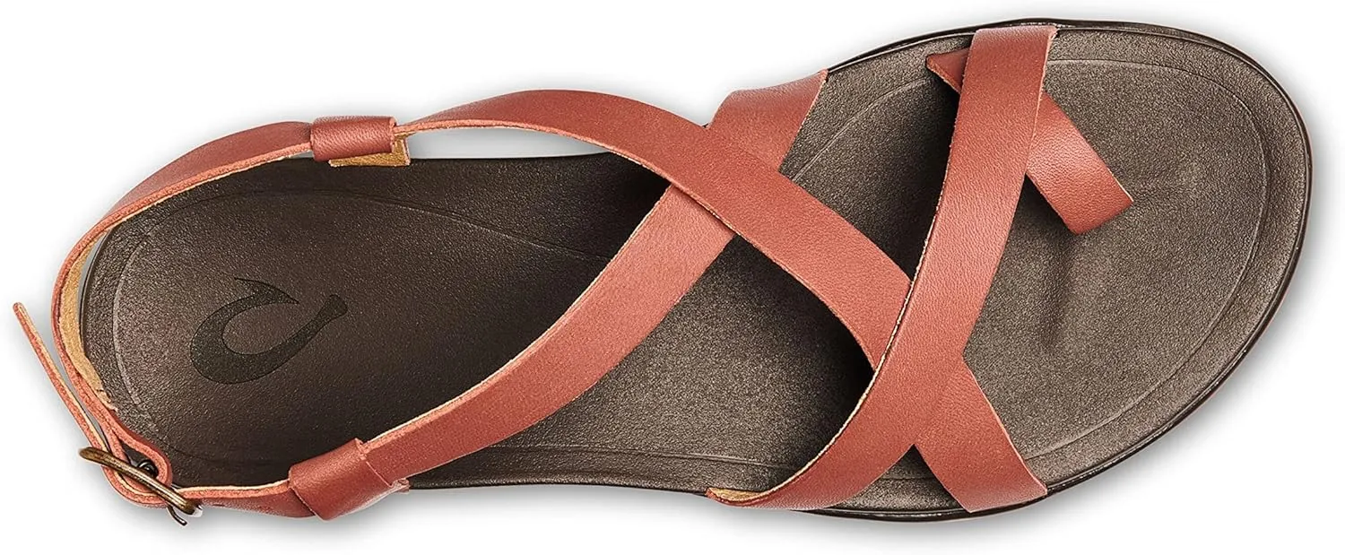 OLUKAI Upena Women's Beach Sandals, Quick-Dry Flip-Flop Slides, Water Resistant & Modern Low Profile Design, All-Day Comfort Fit & Wet Grip Soles