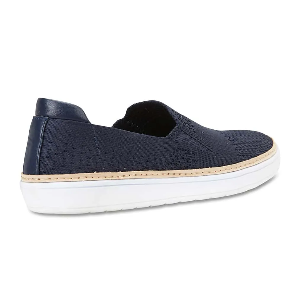 Onyx Loafer in Navy Fabric