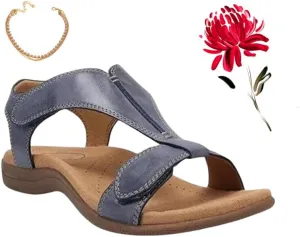 Orthowalkway Womens Sandals, Orthowalkway Shoes, 2025 New Comfortable Summer Sandals, Womens Comfy Orthotic Sandals, Women Casual Beach Sandal
