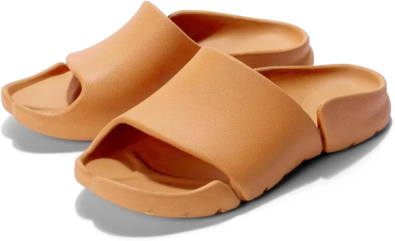 Outdoor Slide Sandals, Non Slip Summer Slippers for Women and Men, Indoor Lightweight House Shower Shoes