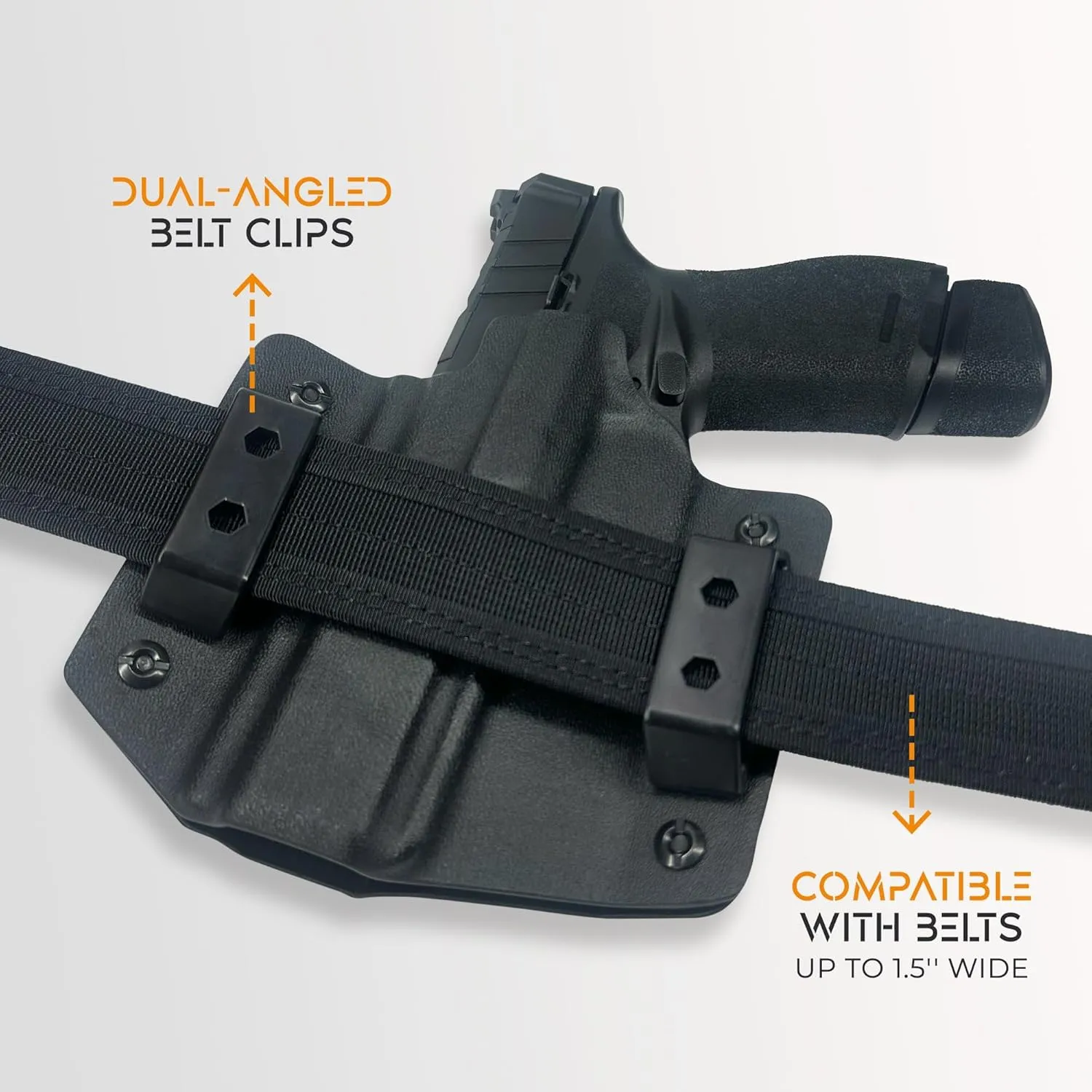 OWB Concealment Holster Fits Shadow Systems MR920 Outside The Waistband Kydex Gun Holster American Made Durable Lightweight Concealed Carry Gear