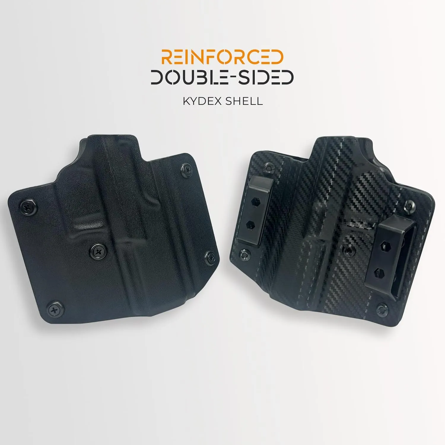 OWB Concealment Holster Fits Shadow Systems MR920 Outside The Waistband Kydex Gun Holster American Made Durable Lightweight Concealed Carry Gear