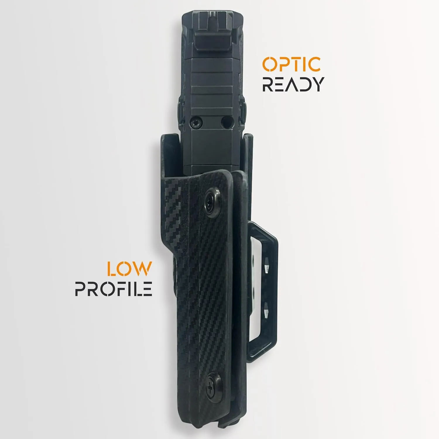 OWB Concealment Holster Fits Shadow Systems MR920 Outside The Waistband Kydex Gun Holster American Made Durable Lightweight Concealed Carry Gear