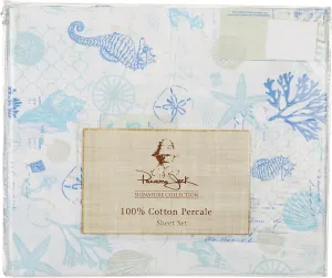 Panama Jack Wave Writer Sheet Set King Blue