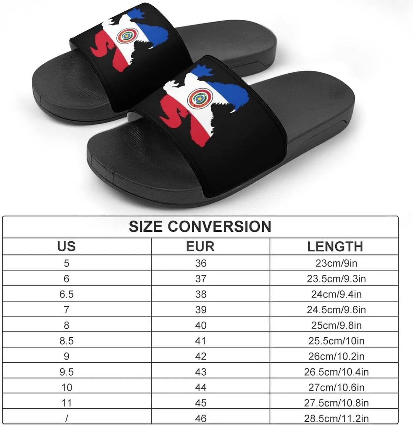 Paraguay Flag Crocodile Alligator Unisex Non-Slip Home Slippers Open-toe Outdoor Indoor Slide Shoes Shower Sandals